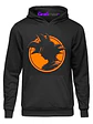 Polerón Dragon Ball Goku Silueta Hombre Oversize Anime Grafimax - Miniatura 1