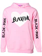 Polerón Black Pink Heart Draw Rosado K-Pop Música Grafimax - Miniatura 1
