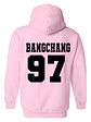 Polerón Rosa Stray Kids Bangchan Kpop Oversize Música Grafimax - Miniatura 1