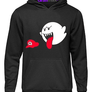 Polerón Hombre Mario Bros Boo Fantasma Videojuegos Grafimax