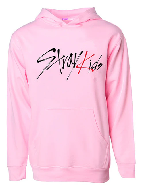 Polerón Rosa Stray Kids Minho K Pop Música Oversize Grafimax 2