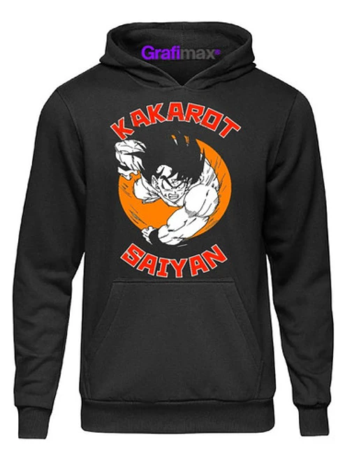 Polerón Kakaroto Saiyan Dragon Ball Hombre Anime Grafimax 1
