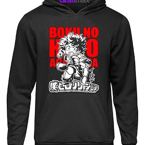 Polerón Boku No Hero Anime Oversize Hombre Grafimax