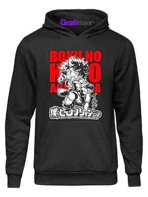 Polerón Boku No Hero Anime Oversize Hombre Grafimax