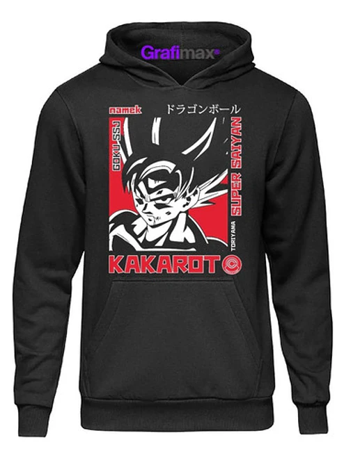 Polerón Kakaroto Dragon Ball Hombre Anime Grafimax 1