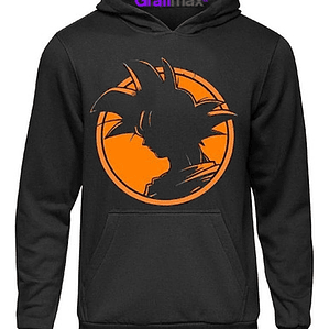 Polerón Dragon Ball Silueta Goku Anime Grafimax