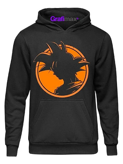 Polerón Dragon Ball Silueta Goku Anime Grafimax 1