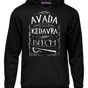 Polerón Avada Kedabra Bitch Harry Potter Unisex Grafimax