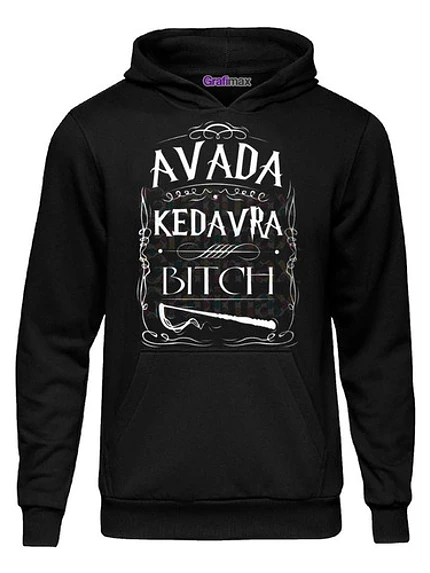 Polerón Avada Kedabra Bitch Harry Potter Unisex Grafimax 1