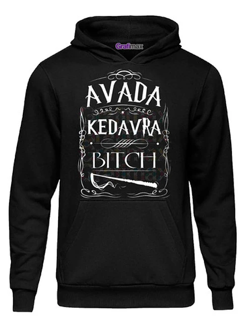 Polerón Avada Kedabra Bitch Harry Potter Unisex Grafimax 1