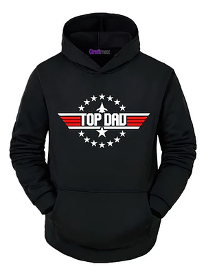 Poleron Top Dad Hombre Top Gun Dia Del Padre Papá -Grafimax
