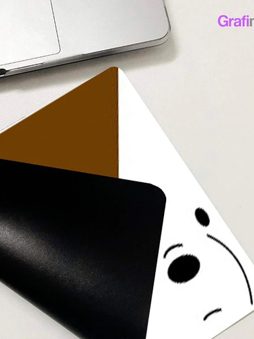 Mousepad Liso 20X17 Cm Pardo Polar Panda Wbb Grafimax 2