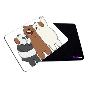 Mousepad Liso 20x17 Cm Escandolosos We Bare Bears Grafimax