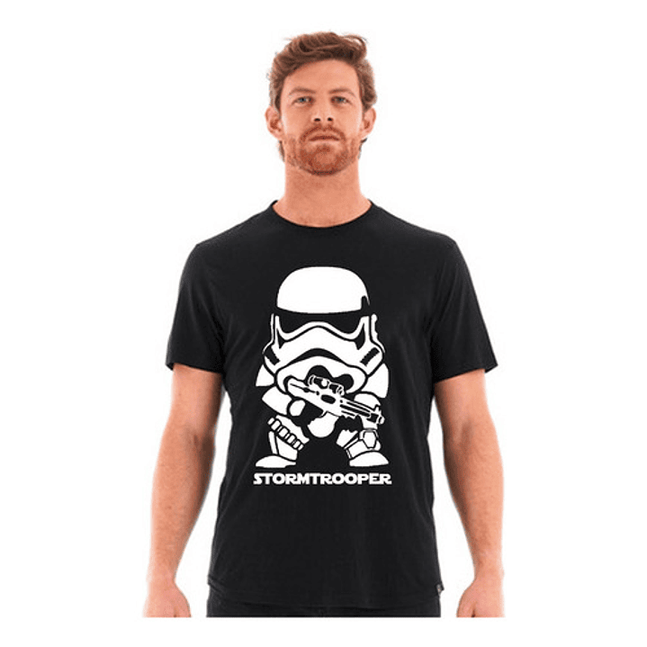 Polera Chibi Storm Trooper Star Wars Películas Grafimax 1