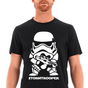 Polera Chibi Storm Trooper Star Wars Pelí­culas Grafimax
