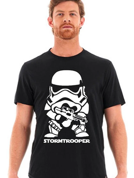 Polera Chibi Storm Trooper Star Wars Pelí­culas Grafimax 1