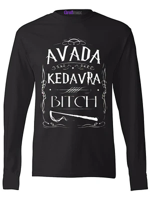 Polera Manga Larga Avada Kedabra Bitch Harry Potter Grafimax