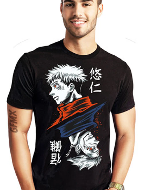 Polera Jujutsu Kaisen Anime Diseños Personajes Grafimax 1