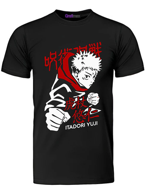 Polera Jujutsu Kaisen Anime Diseños Personajes Grafimax 26