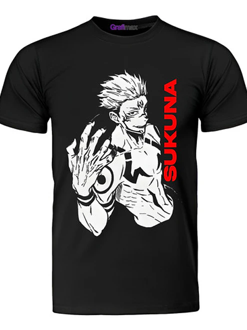 Polera Jujutsu Kaisen Anime Diseños Personajes Grafimax 32