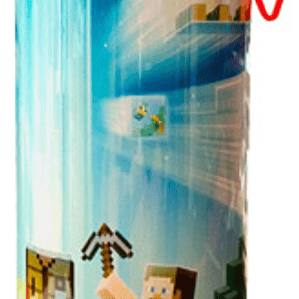 Botella Agua Minecraft Steve Alex Videojuegos Grafimax