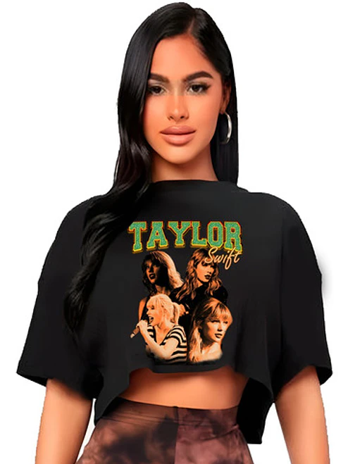 Polera Crop Top Taylor Swift Etapas Míºsica Grafimax 1