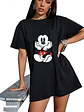 Polera Raton Mickey Seated Oversize Grafimax - Miniatura 1