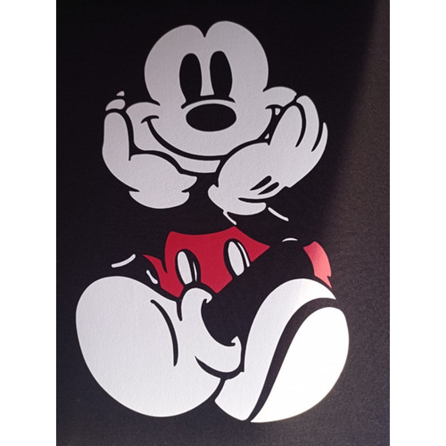 Polera Raton Mickey Seated Oversize Grafimax 2