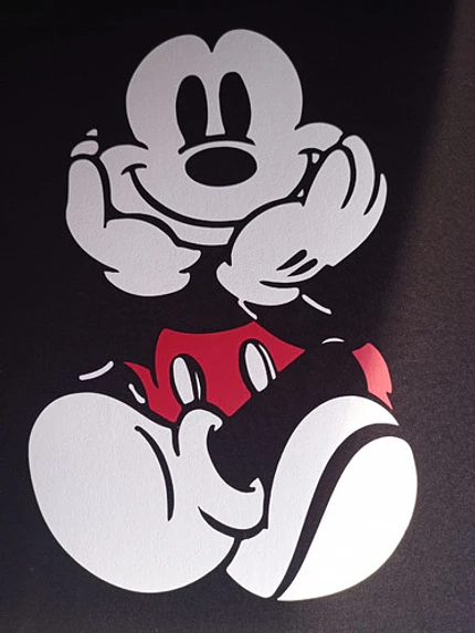 Polera Raton Mickey Seated Oversize Grafimax 2