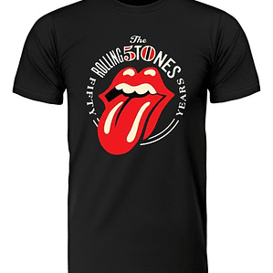 Polera The Rolling Stones 50 Years Oversize Grafimax