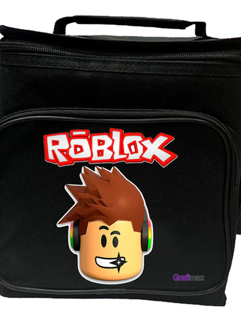 Lonchera Roblox Video Juego Azul Termica Grafimax 1