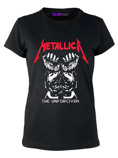 Polera Mujer Metallica The Unforgiven Metal Rock Grafimax 1