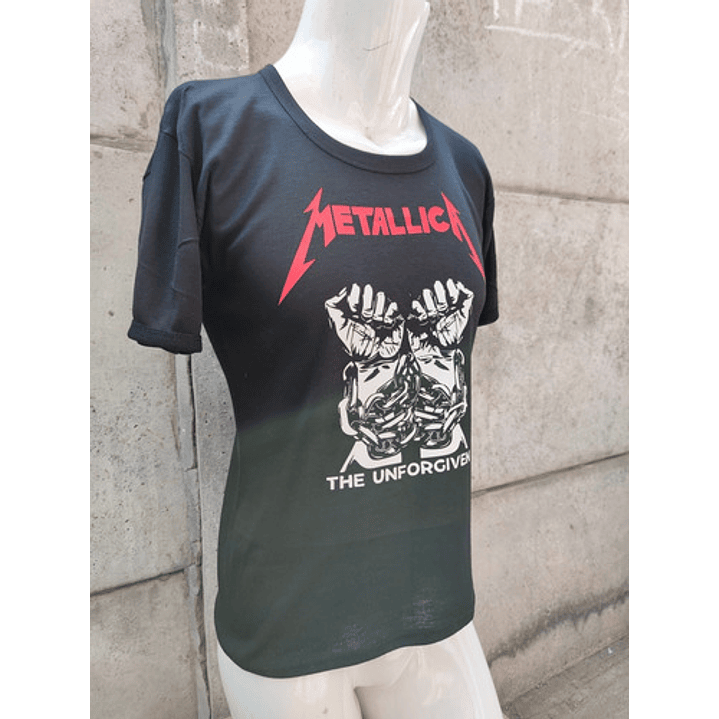 Polera Mujer Metallica The Unforgiven Metal Rock Grafimax 2