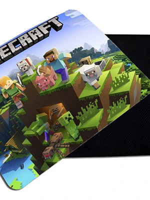 Mousepad Liso 20X17 Cm Grafimax Minercraft Videojuegos