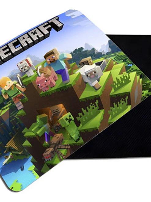 Mousepad Liso 20X17 Cm Grafimax Minercraft Videojuegos 1