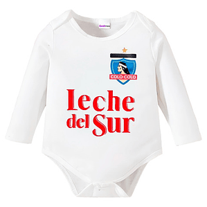 Body Bebé Pilucho Papá Colo Colo Leche Sur Grafimax