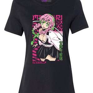 Polera Mujer Mitsuri Kimetsu No Yaiba Anime Grafimax
