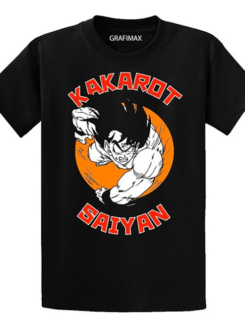 Polera Kakaroto Saiyan Dragon Ball Hombre Oversize Anime Grafimax 1