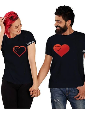 Polera Parejas Duos Amor Novios Corazones Grafimax