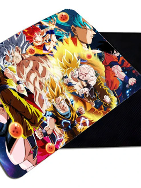 Mousepad Liso 20X17 Cm Goku Transformaciones Anime Grafimax 1