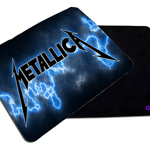 Mousepad Liso 20X17 Cm Metallica Míºsica Grafimax