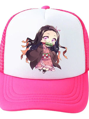 Jockey Gorro Rosa Nezuko Chibi Anime Demon Slayer Grafimax