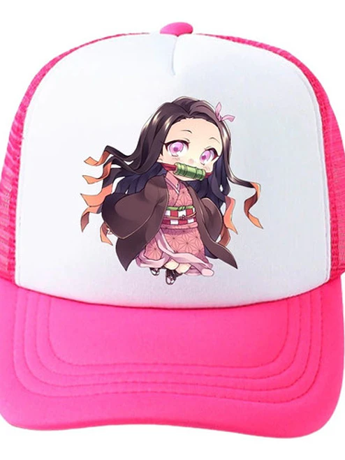 Jockey Gorro Rosa Nezuko Chibi Anime Demon Slayer Grafimax 1