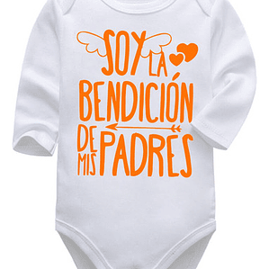 Body Bebé Pilucho Soy La Bendición De Mis Padres Grafimax