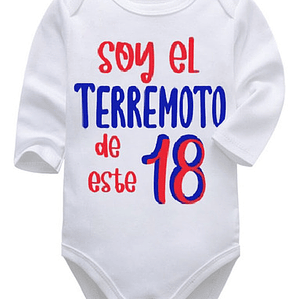 Body Bebé Pilucho Soy El Terremoto De Este 18 Grafimax