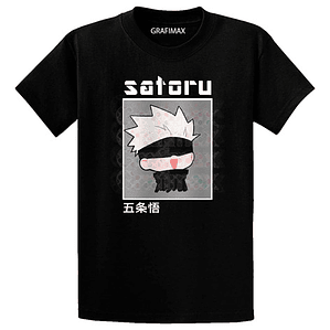 Polera Saturo Gojo Chibi Jujutsu Kaisen Anime Grafimax