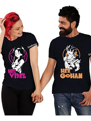 Polera Parejas Amor Duos Videl Y Gohan Grafimax