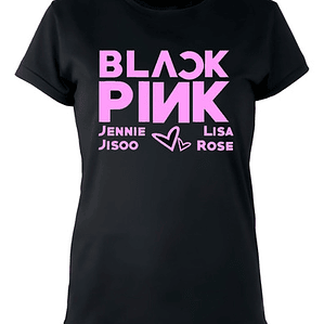 Polera Black Pink Kpop Variedad Diseños Mujer - Grafimax