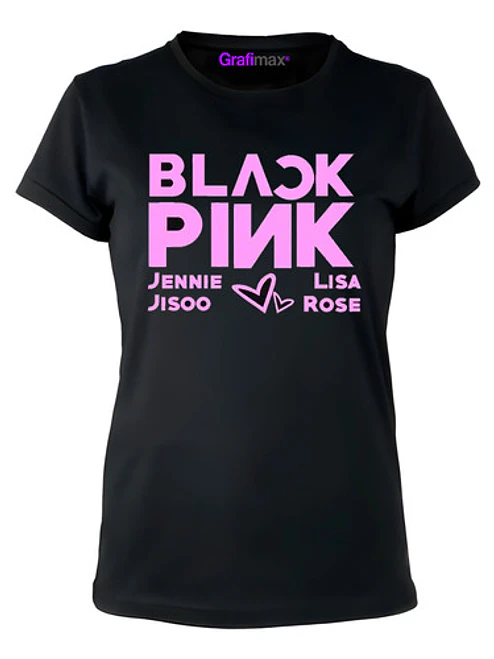 Polera Black Pink Kpop Variedad Diseños Mujer - Grafimax 1