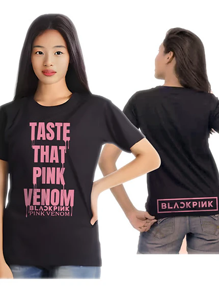Polera Black Pink Kpop Variedad Diseños Mujer - Grafimax 5